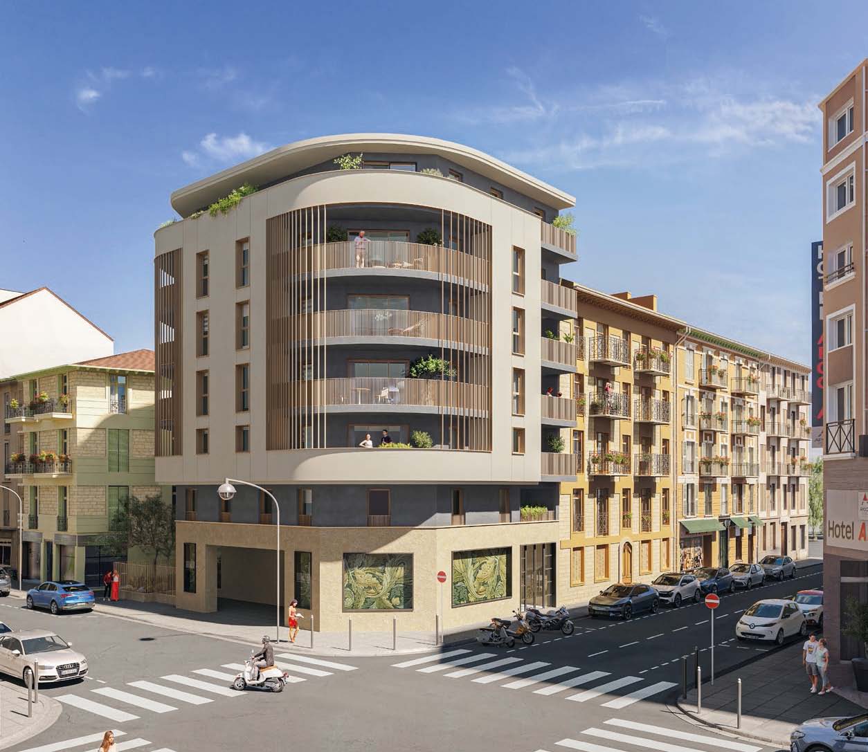 NICE CENTRE – Contemporary residence of 12 apartments in a vibrant and sought after neighbourhood