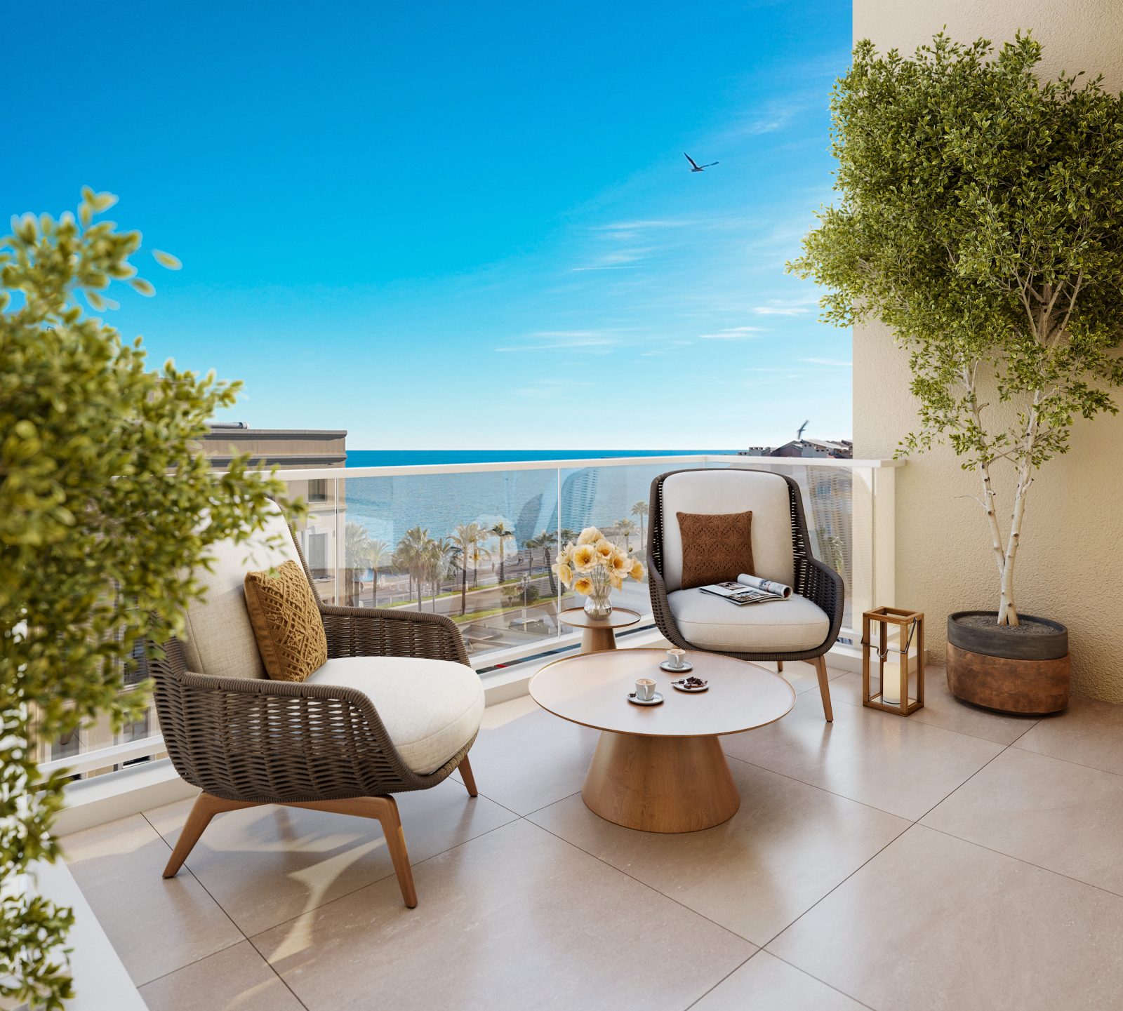 NICE – New Apartments with Sea View close to the Promenade des Anglais